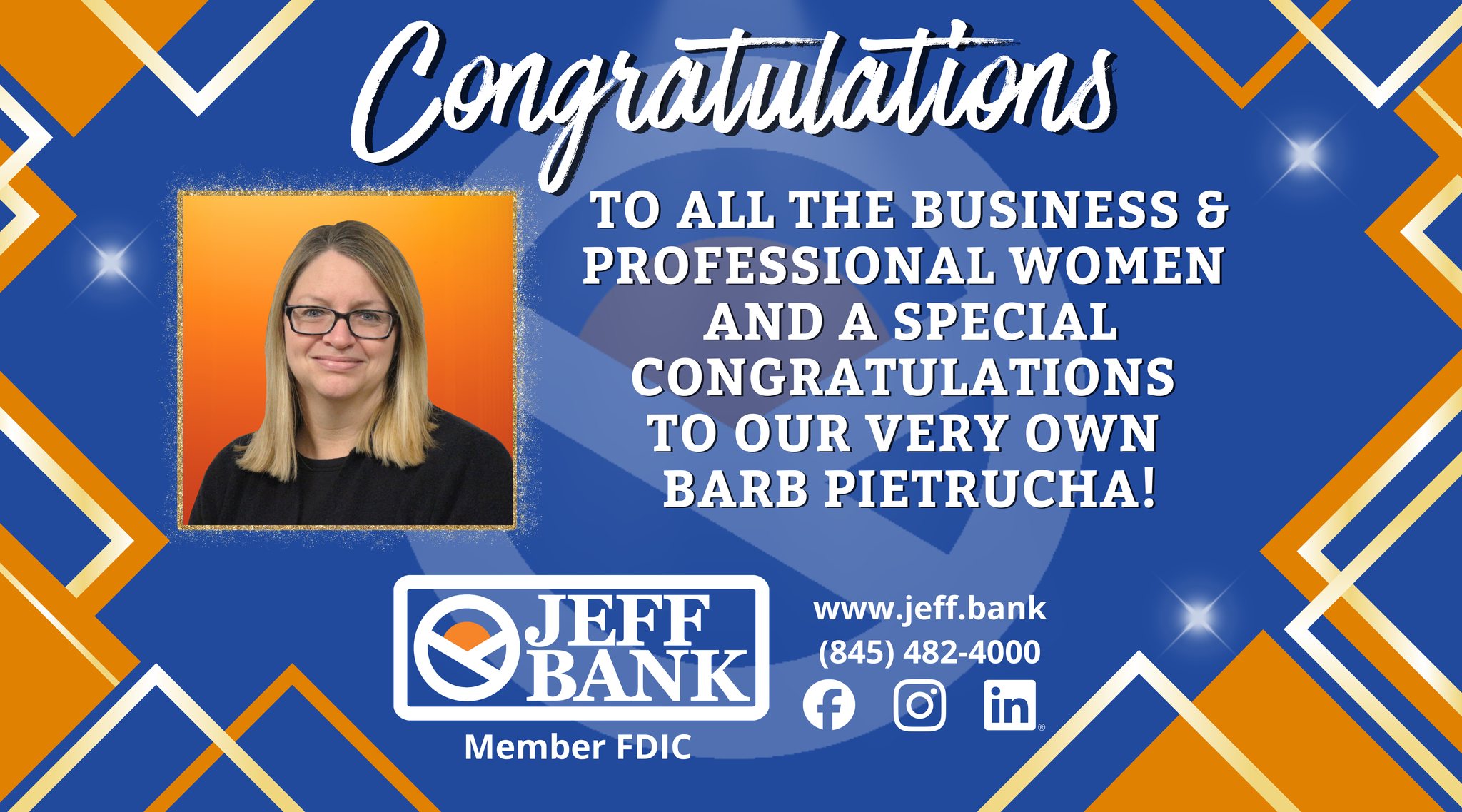 Jeff Bank - 🎉 Congratulations, Barb! 🎉 We’re proud to... | Facebook