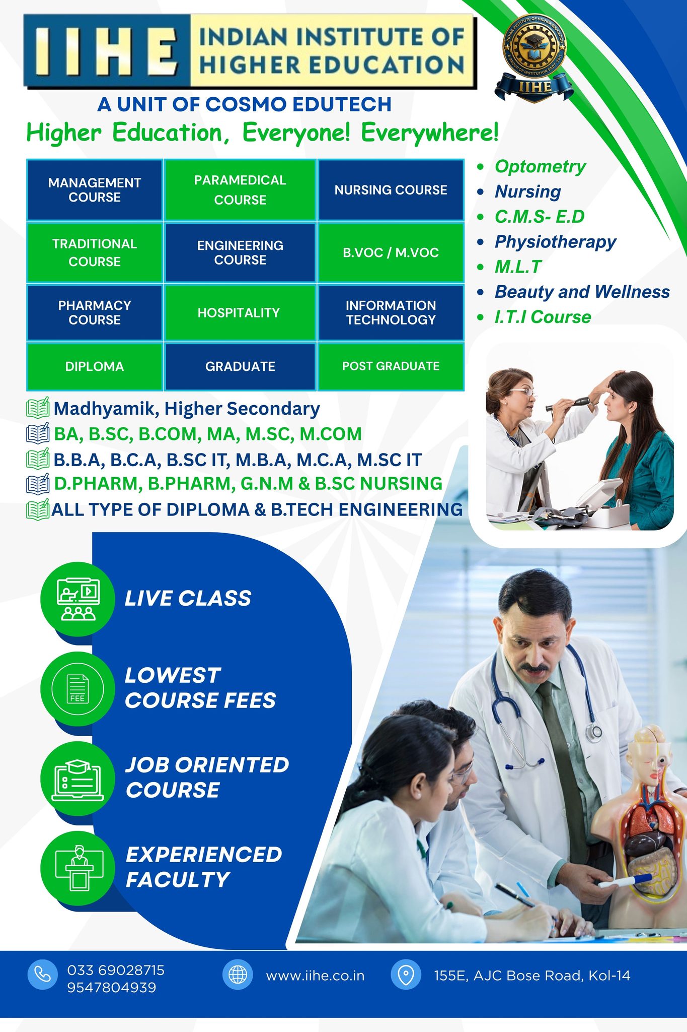 Indian Institute Of Higher Education | Habra