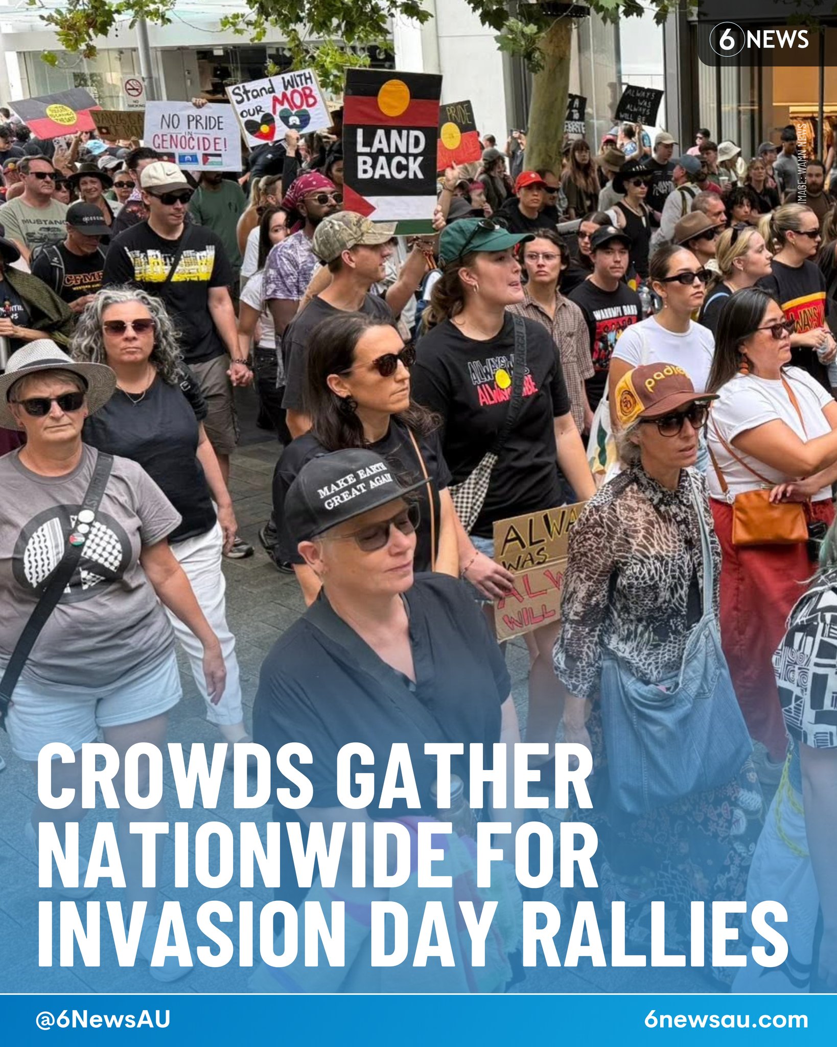 Crowds have gathered nationwide for... - 6 News Australia | Facebook