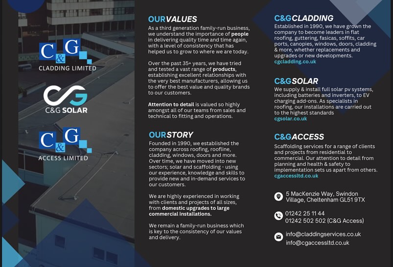 C&G Cladding Ltd | Cheltenham