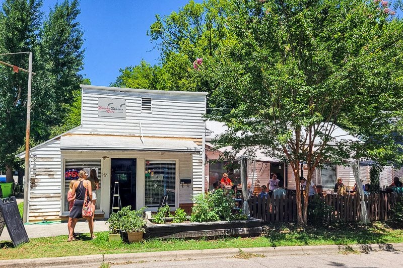 This - Hidden gem. SmokeStack Cafe is tucked away in historic Oakwood ...
