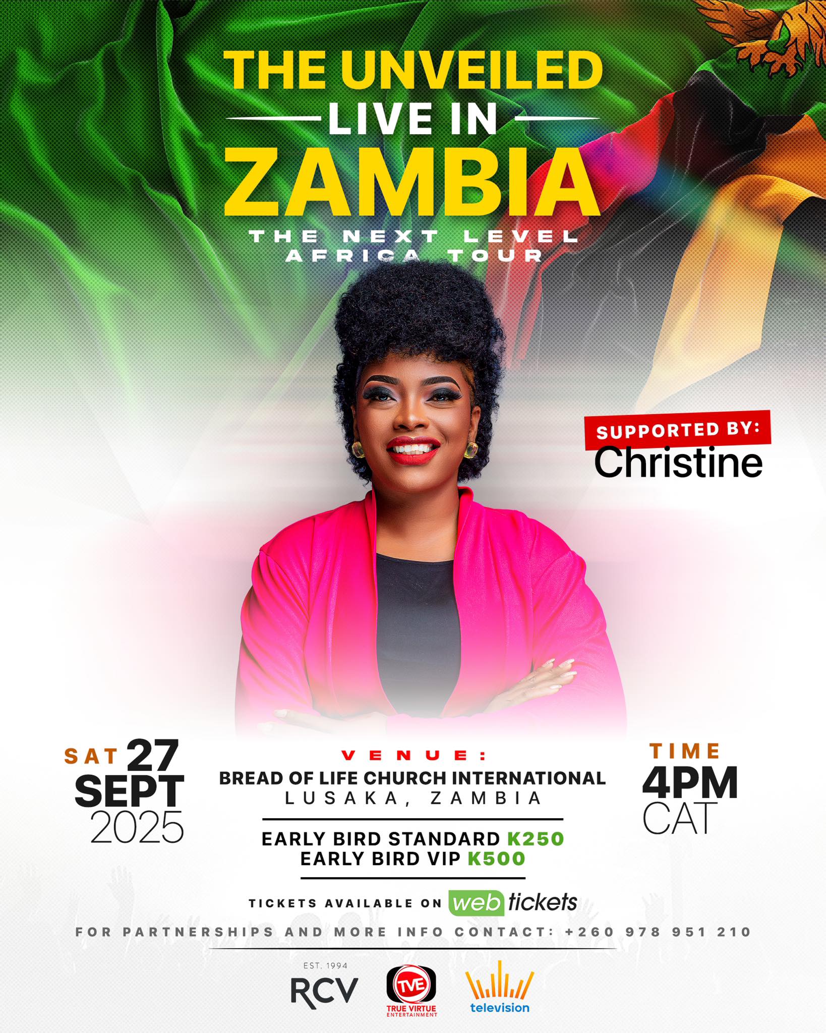 Josh - Zambia 🇿🇲 we are excited to announce the Christine Nkole will be ...