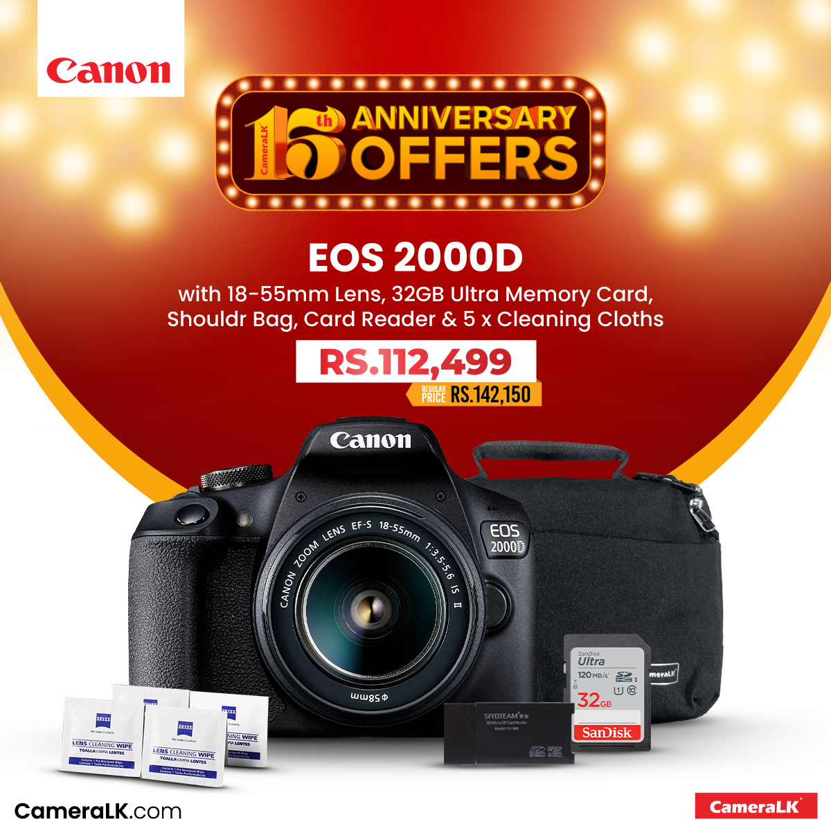 📷🔥 Canon Camera Offers – EOS 2000D & EOS RP at Special Prices