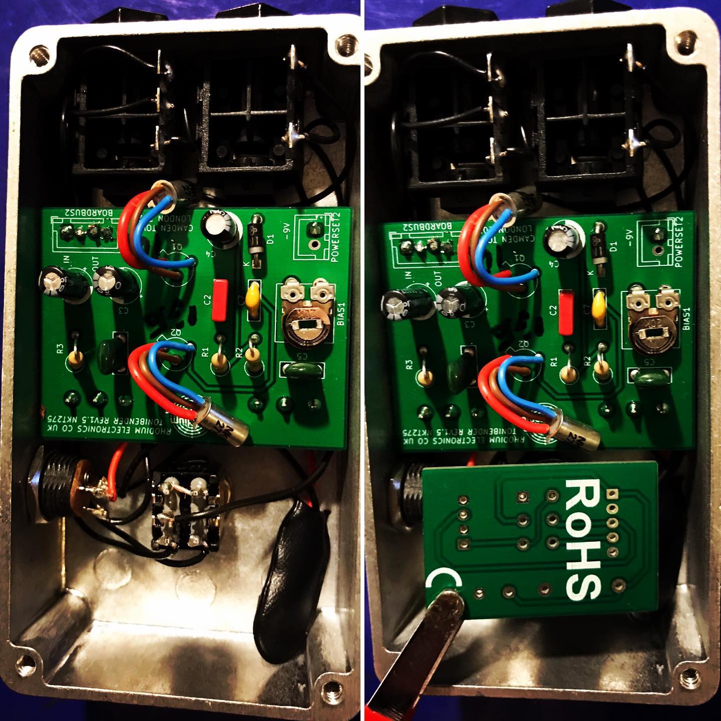 Lovepedal BBB fuzz NKT275 germanium handwired. Input on the NKT275?