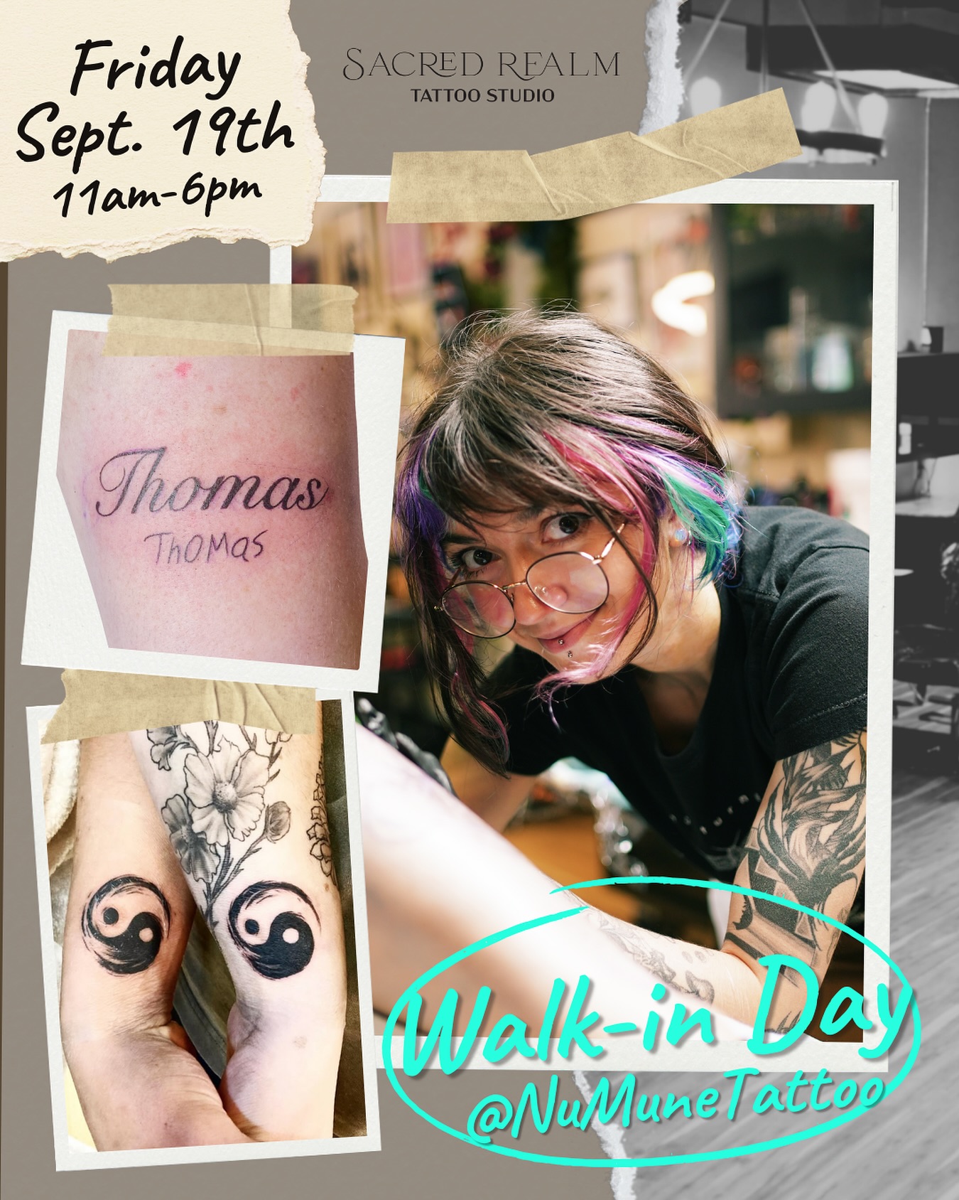 Walk In Day Tattoo