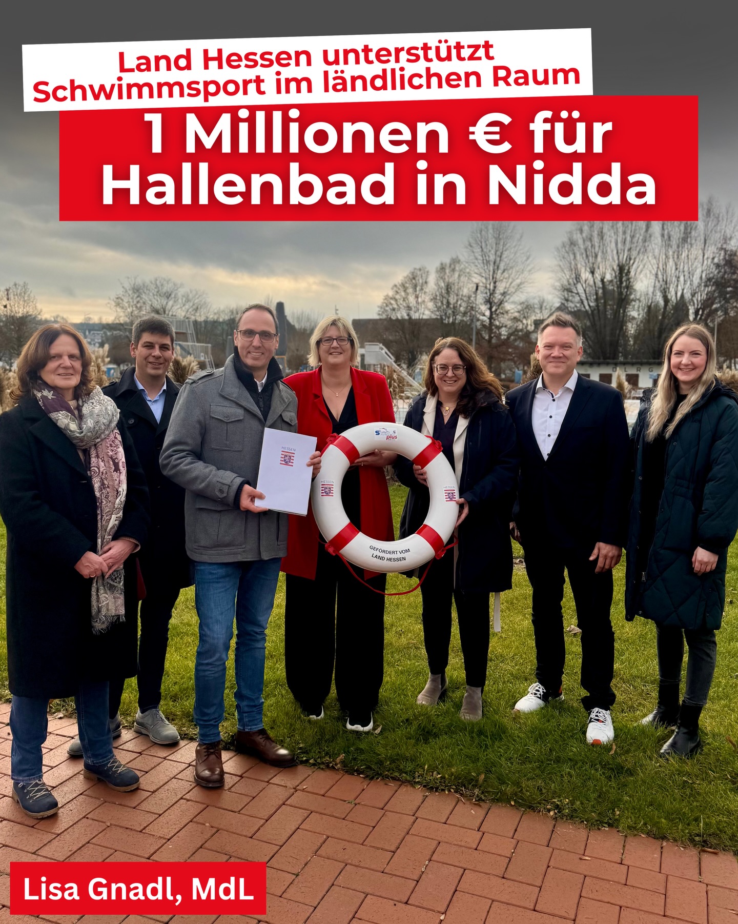 Lisa - 1 Million € für das Hallenbad in Nidda aus dem SWIMplus-Programm ...