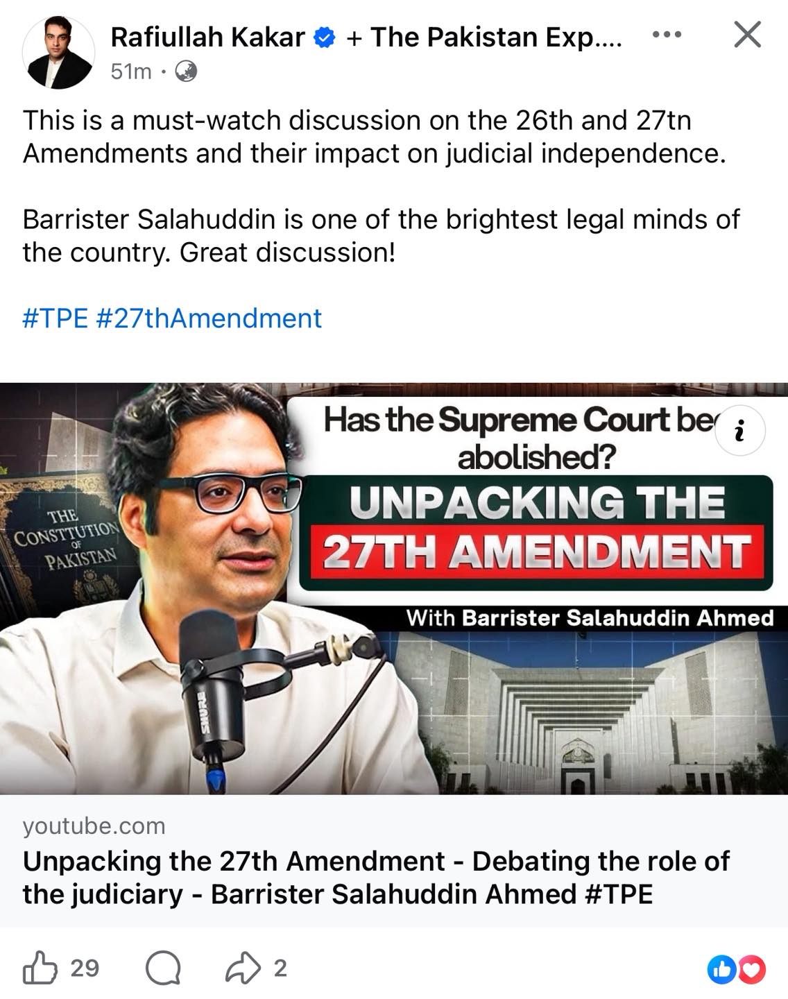 The Pakistan - Unpacking the 27th Amendment - Debating the role of the ...