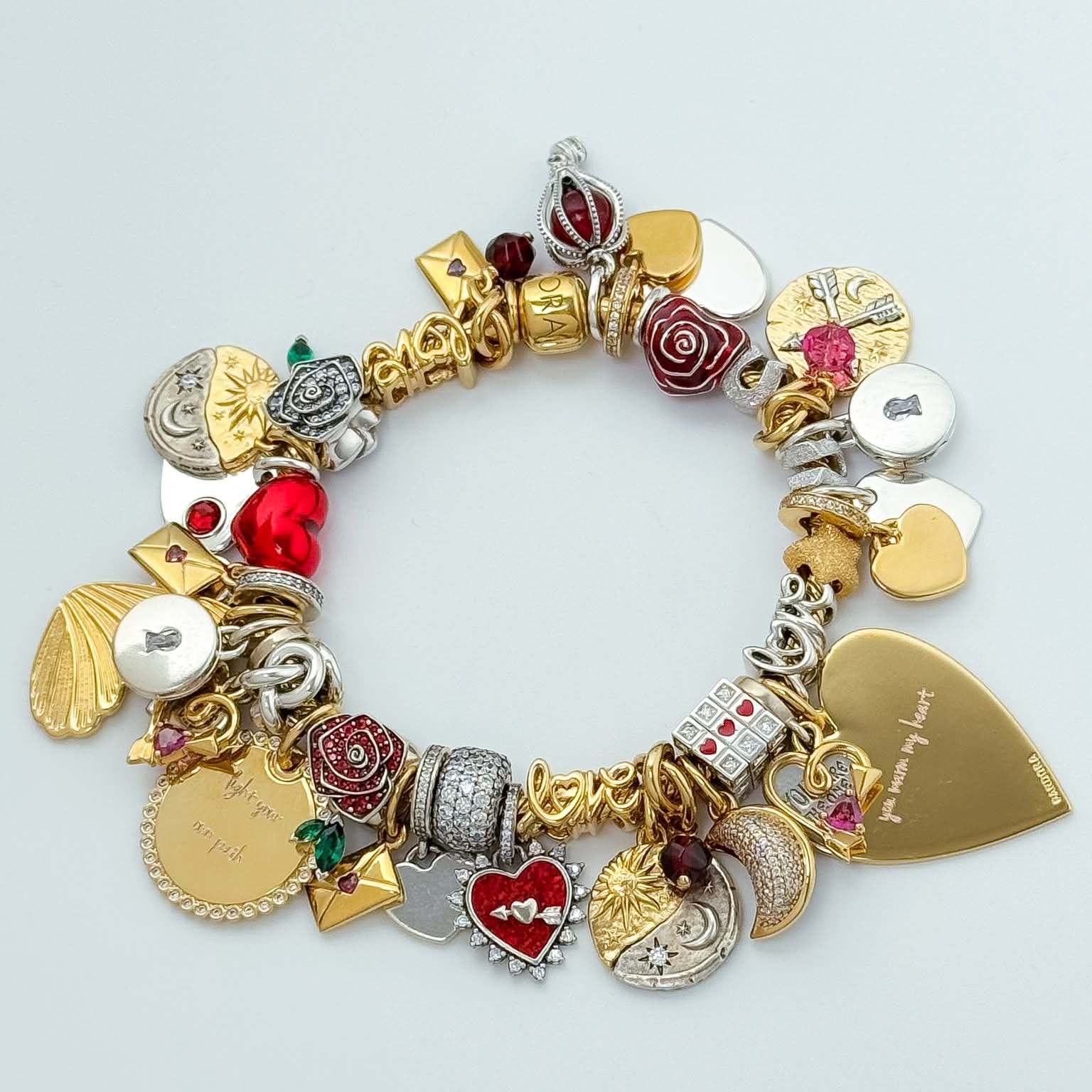 PANDORAチャーム112☆クリップ2個セット Clear Sparkling Row Clip 