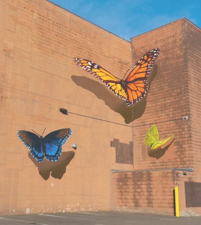 Butterfly Effect by CYFI in St. Paul, Minnesota, USA! CYFI's mural