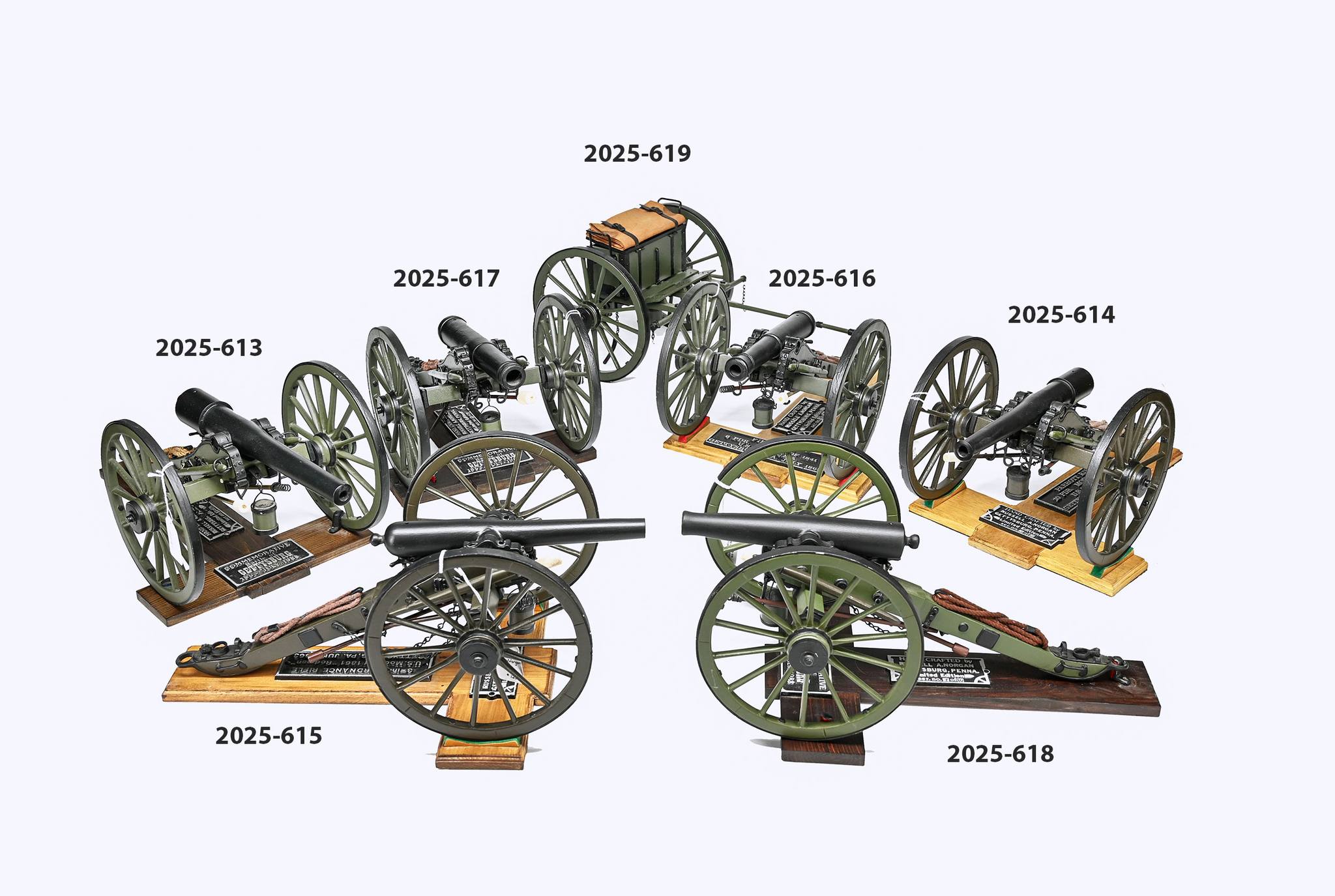 The Horse - ASSORTMENT OF HANDCRAFTED SCALE MODEL CANNON BY RUSSELL A ...