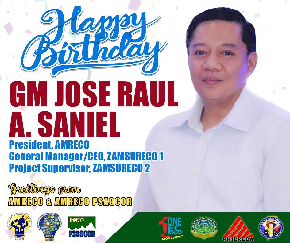 Zamboanga - WARM BIRTHDAY GREETINGS TO AMRECO PRES. JOSE RAUL A. SANIEL ...