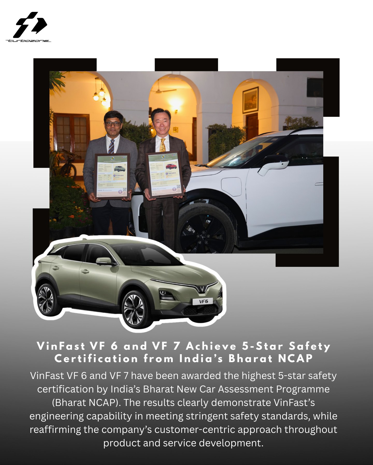 Turbo - NEWS RELEASE: Safety takes the spotlight as the VinFast VF 6 ...