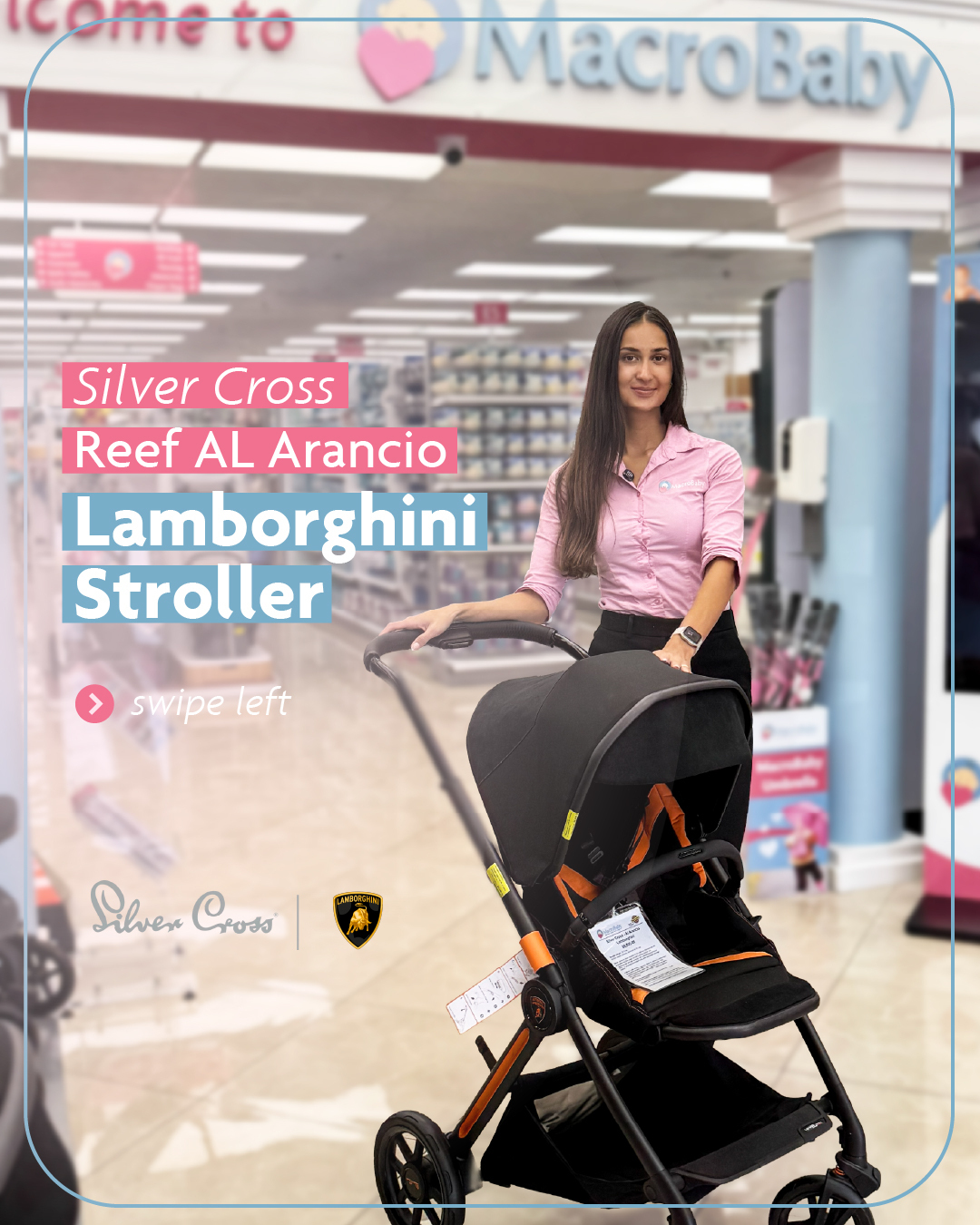 Your baby's first ride should feel like a supercar. 🏎️🧡 The