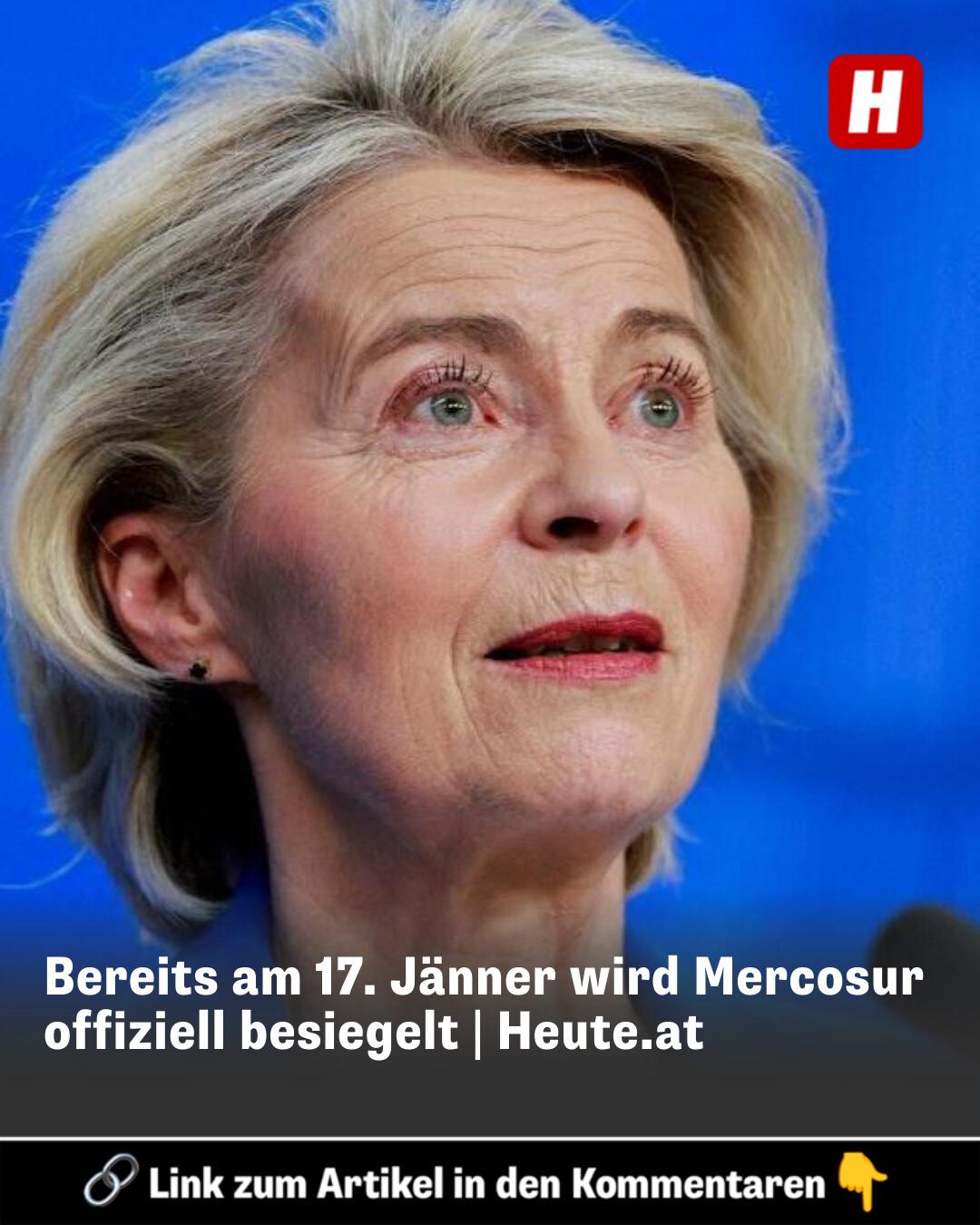 Heute - EU-Mercosur-Freihandelsabkommen: Nach 25 Jahren Einigung auf ...
