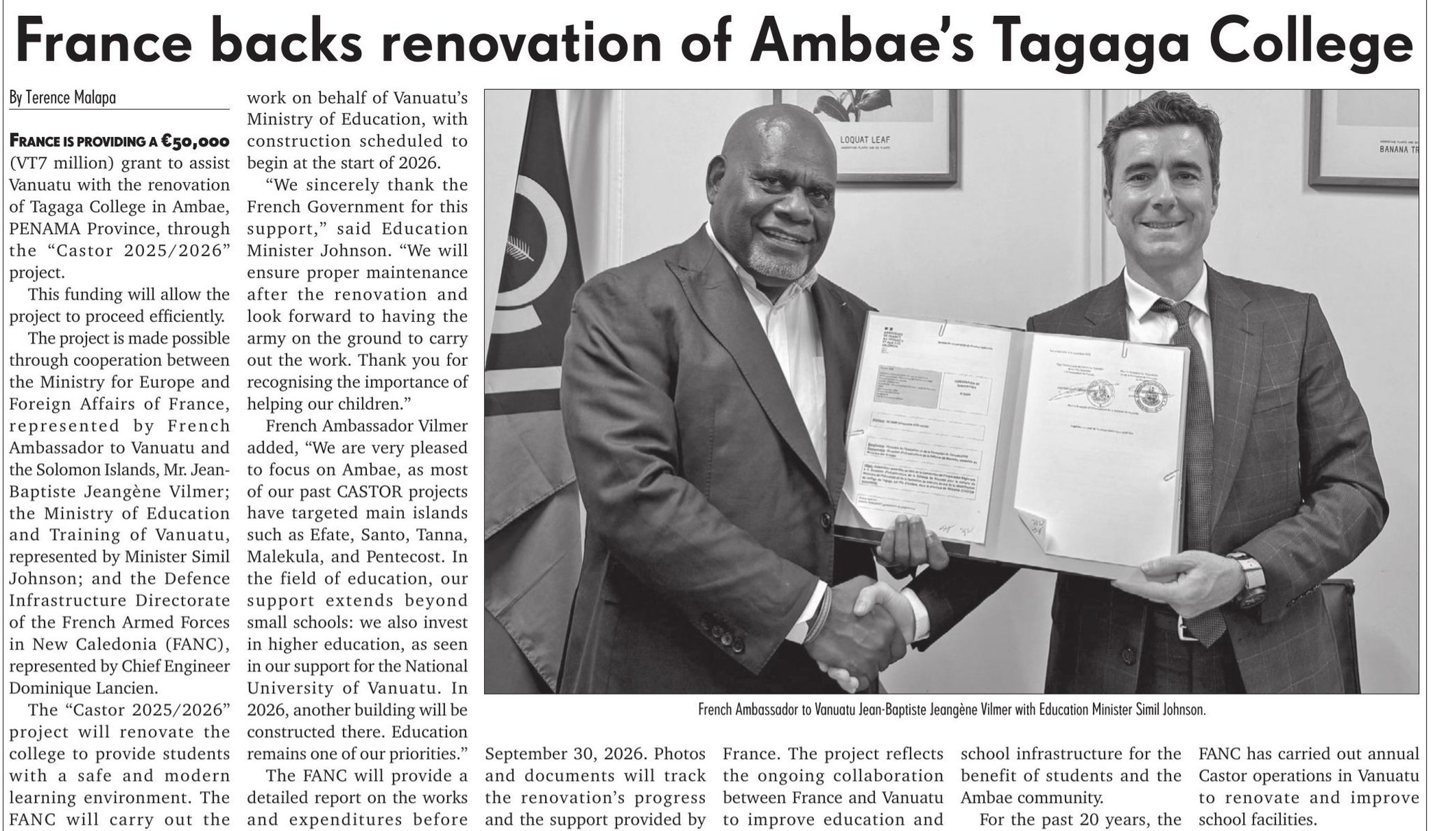 Ministry of Education & Training, Vanuatu | Facebook