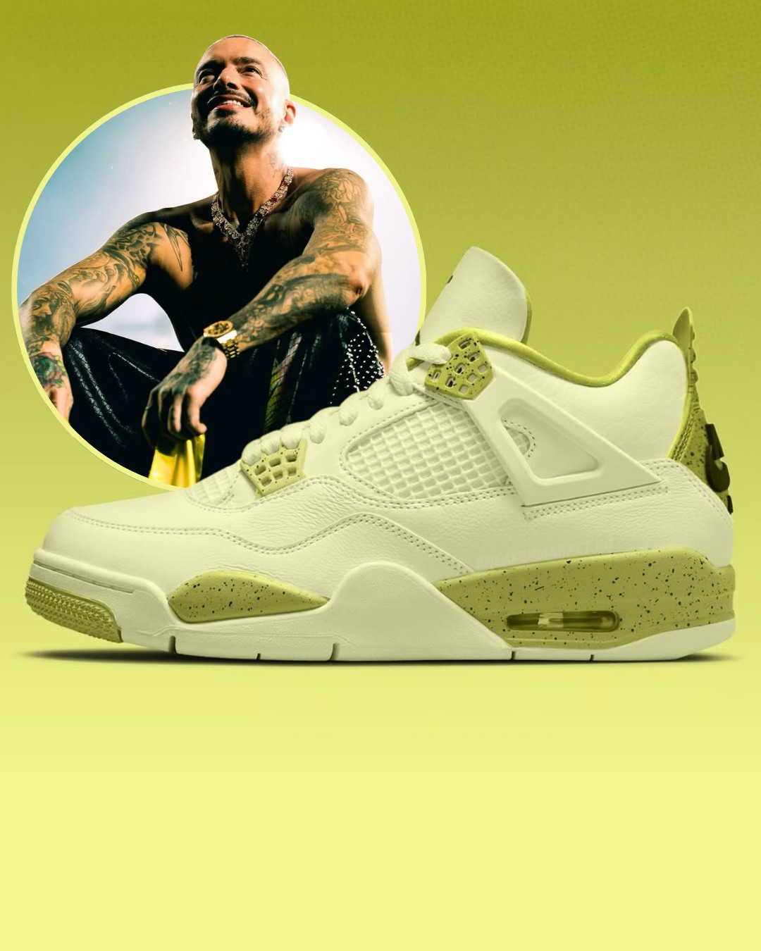 When life gives you Jordans 🍋 Reggaeton superstar J Balvin is set