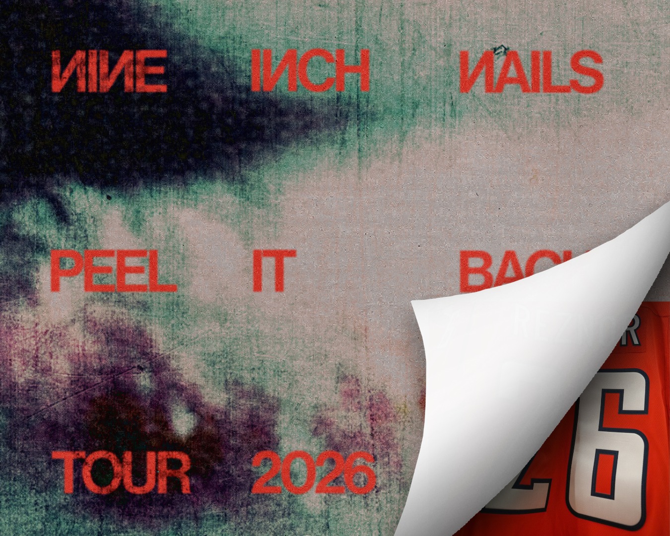 Swipe to see the custom jerseys gifted to Nine Inch Nails in honor