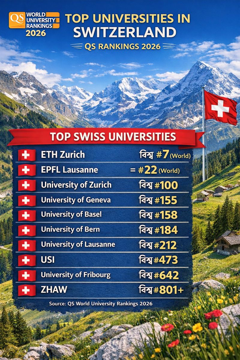 Bio - 🇨🇭 Switzerland shines in QS World University Rankings 2026! ETH ...