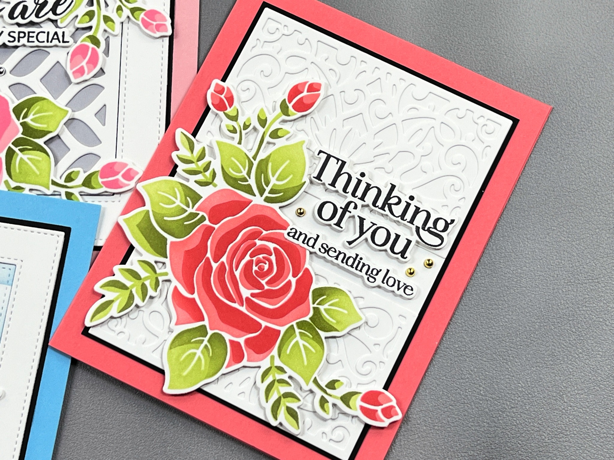 Gina K Designs - I created this Divine Rose card and added... | Facebook