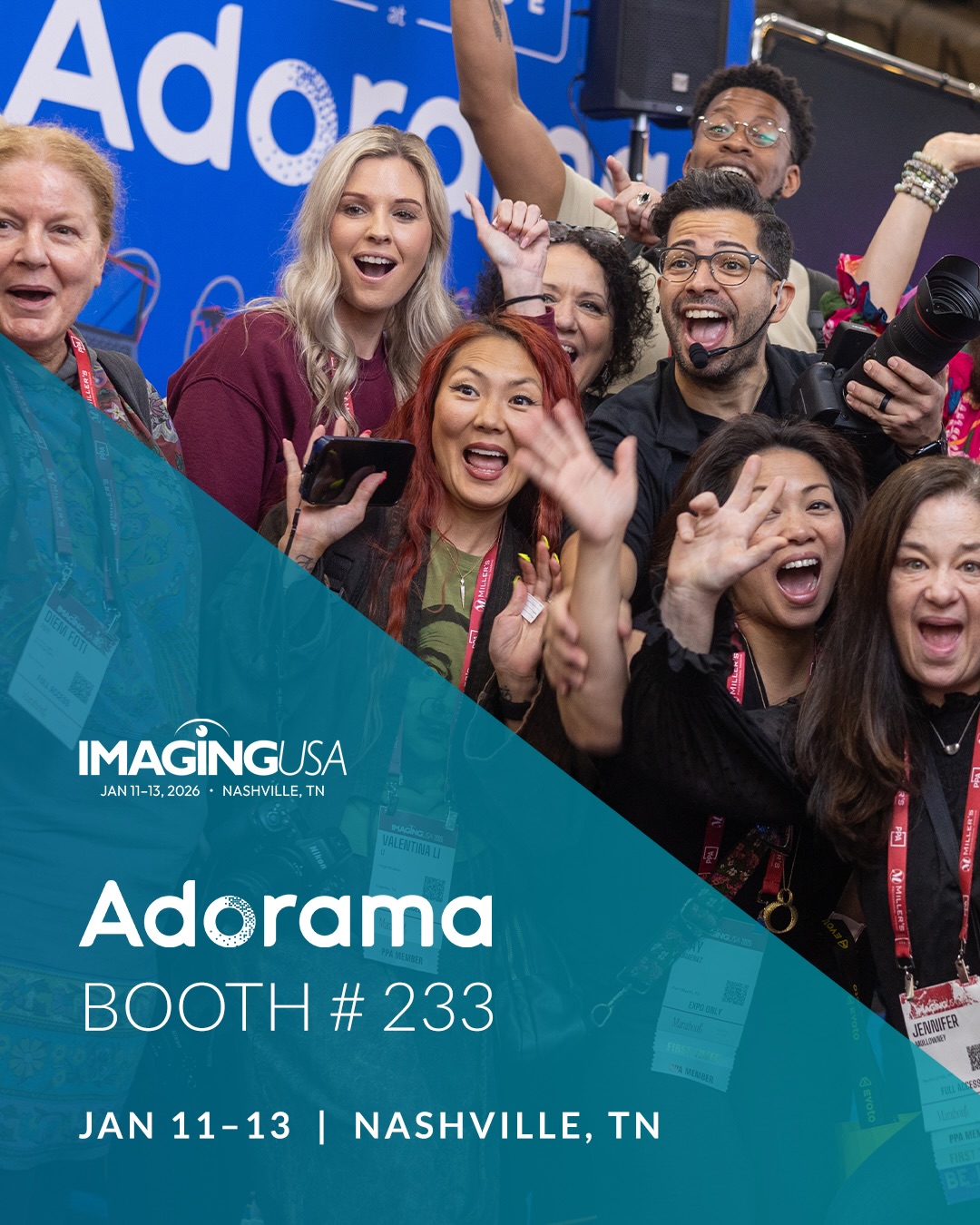 Adorama - 🚨 ONE WEEK AWAY! Imaging USA 2026! The Adorama... | Facebook