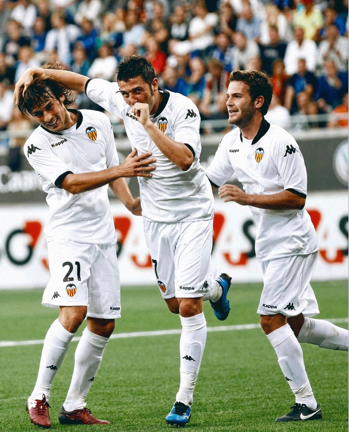 Valencia 2006/07 by Nike Worn by David Silva and David Villa 🤝