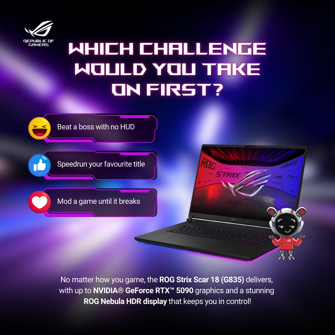 Push harder. Play longer. Break... - ASUS Republic of Gamers | Facebook