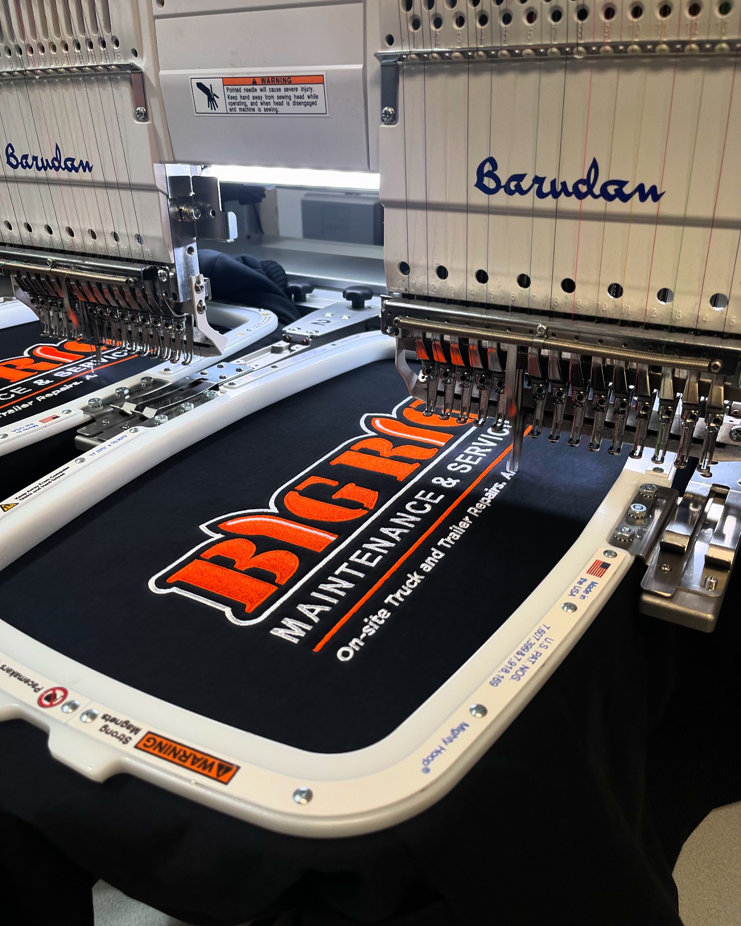 BIG EMBROIDERY FOR BIG RIG’s... - Edition Custom Printing | Facebook