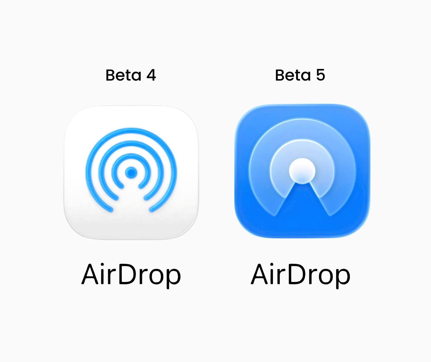 9to5Mac - New redesigned AirDrop icon in iOS 26 beta 5 | Facebook
