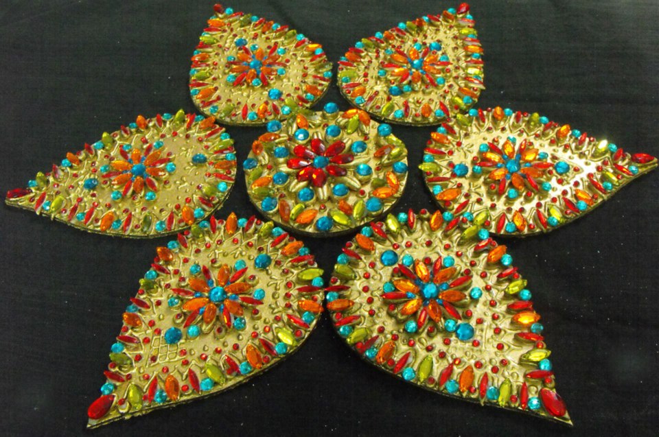 Grand Designs - Making of Thoranam using Stone lace by... | Facebook