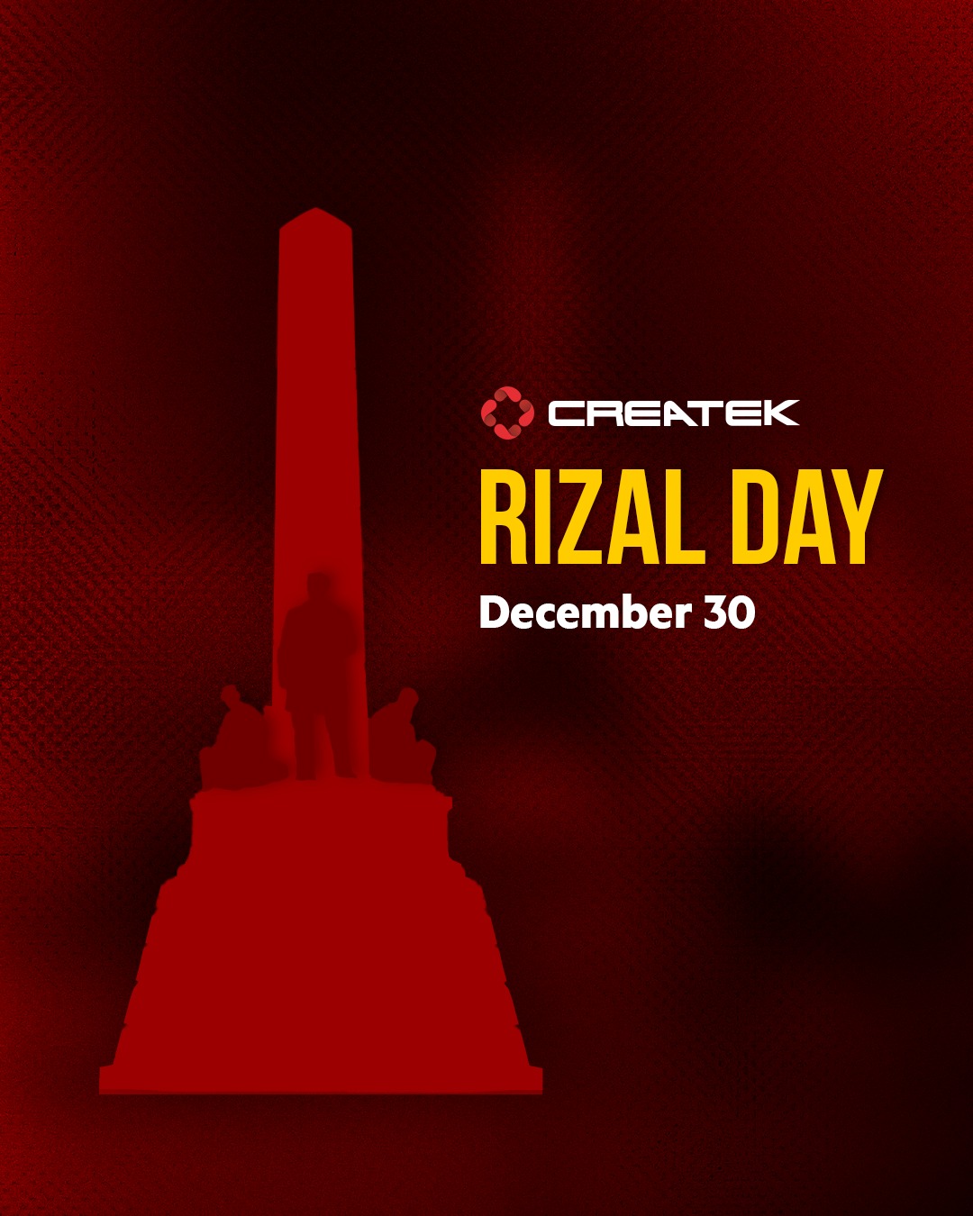 Createk - Today, we honor the life and legacy of Dr. José Rizal, whose ...