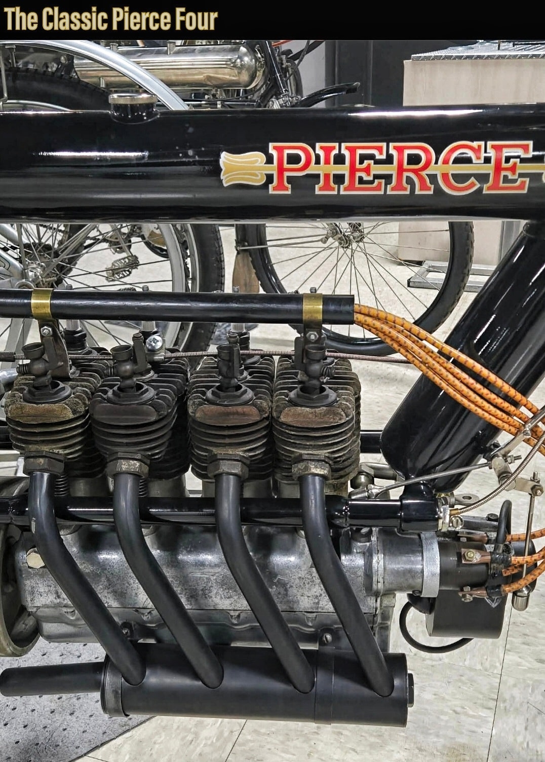 OLD - The American masterpiece 1909 Pierce arrow four 💙 ️🖤 The 1909 ...