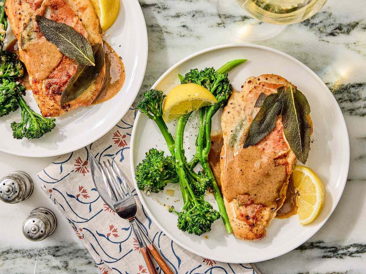 Serious - This one-pan chicken saltimbocca features prosciutto-draped ...