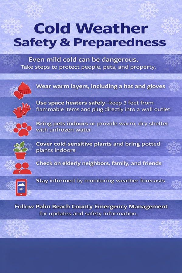 Palm - 🥶 Cold Weather Safety & Preparedness Tips Even mild cold can be ...