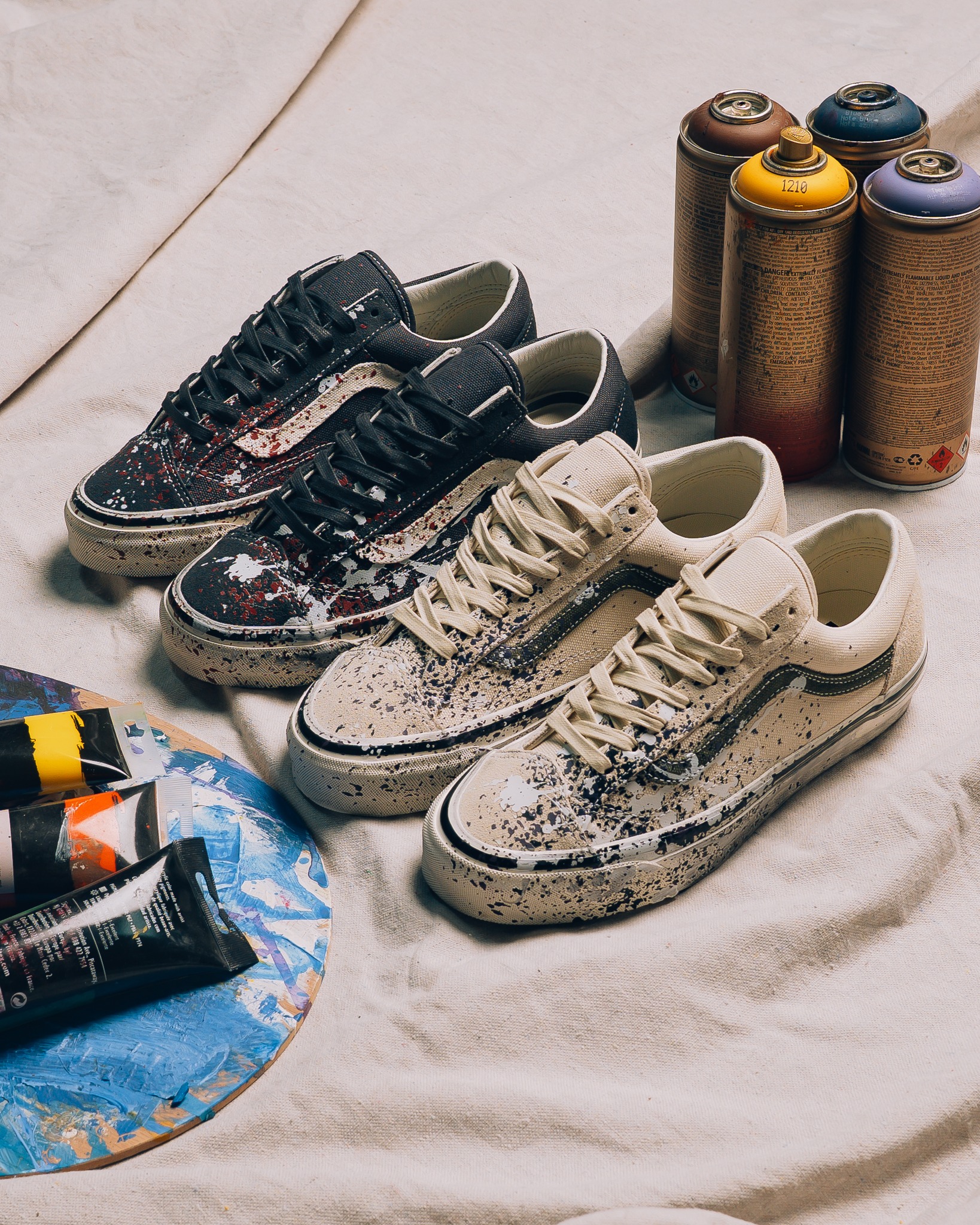A canvas in motion. The Vans LX Old Skool 36 'Paint Splatter
