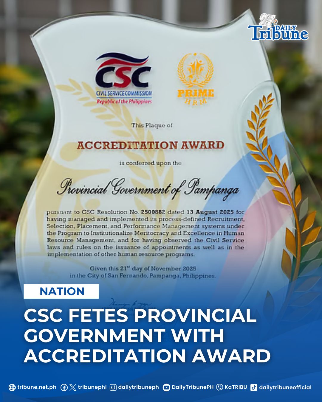 Daily Tribune - The Civil Service Commission (#CSC) has... | Facebook
