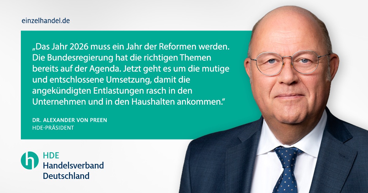 Handelsverband... - Handelsverband Deutschland - HDE