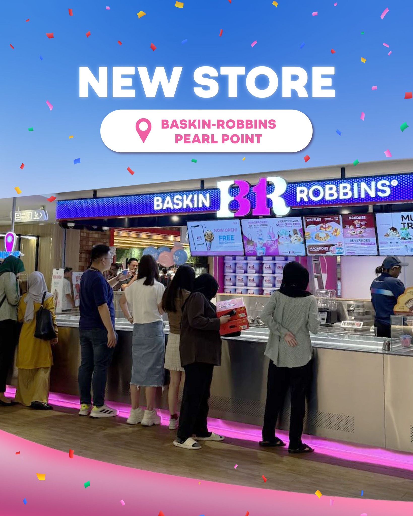 Baskin-Robbins - Hello Pearl Point! 👋🍨 We’re officially... | Facebook