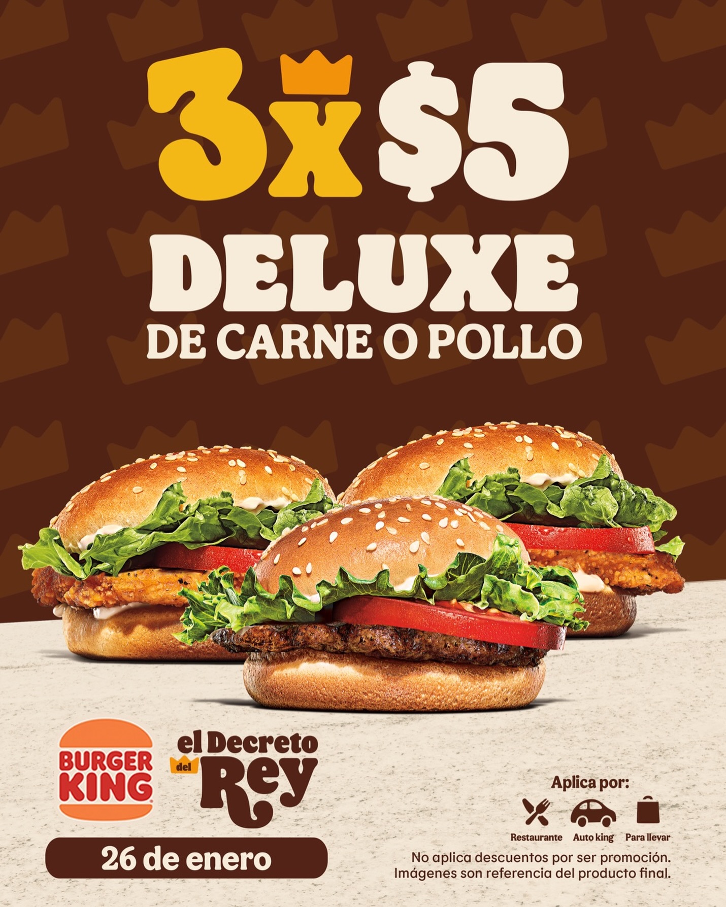 Burger - ¡Ven por tu KING DÚO! Ahora con nuevas combinaciones ¡CÓMO TÚ ...