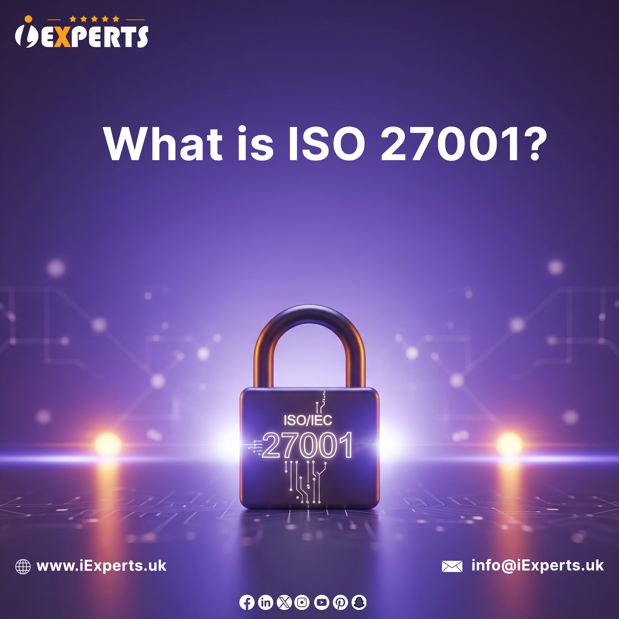 IExperts - 🔐 What is ISO 27001? It’s the global gold... | Facebook