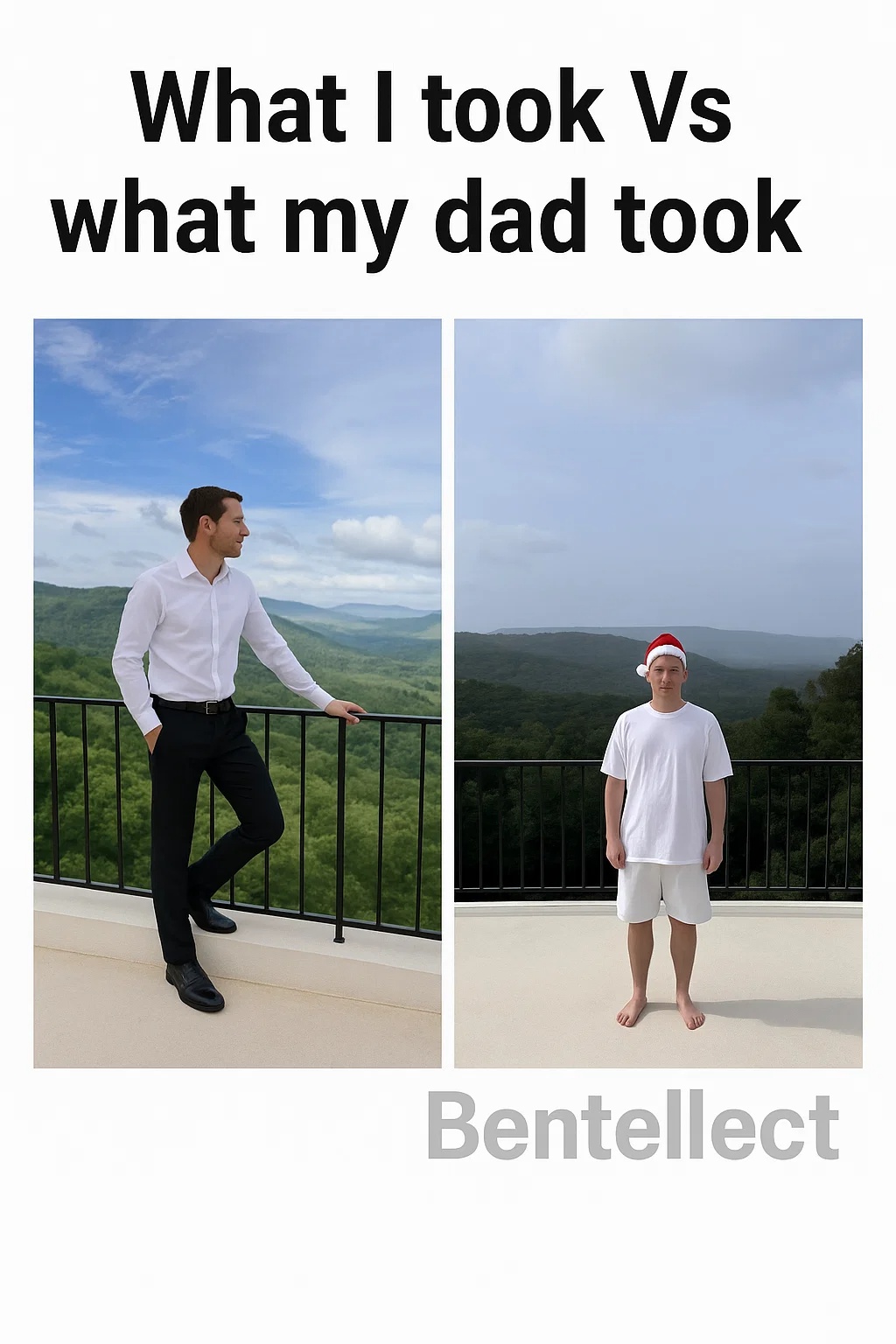 Bentellect - Why do dads pose like they’re taking a passport photo for ...