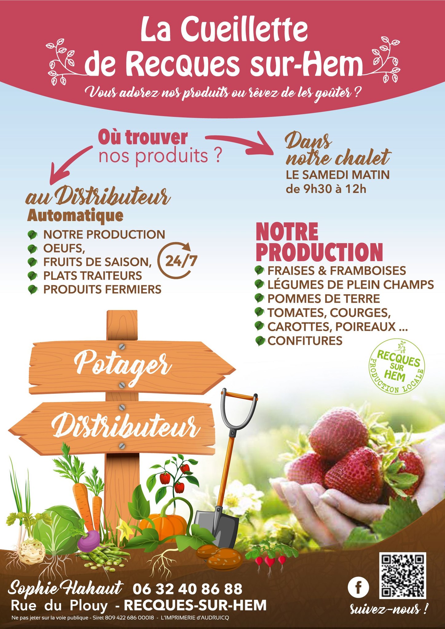 Cueillette Recques Sur Hem distributeur automatique | Recques-sur-Hem