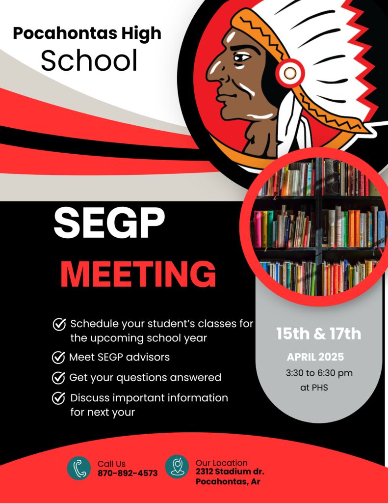 Pocahontas - Please join us Tuesday and Thursday night for SEGP. This ...