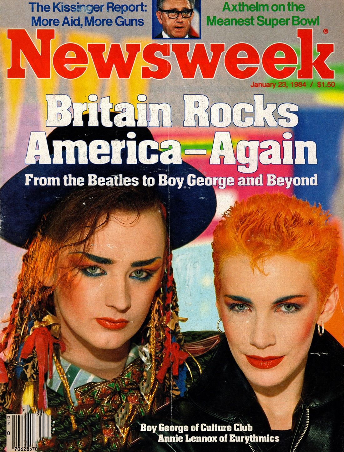 On this day in 1984, Boy George and Annie Lennox appeared on the