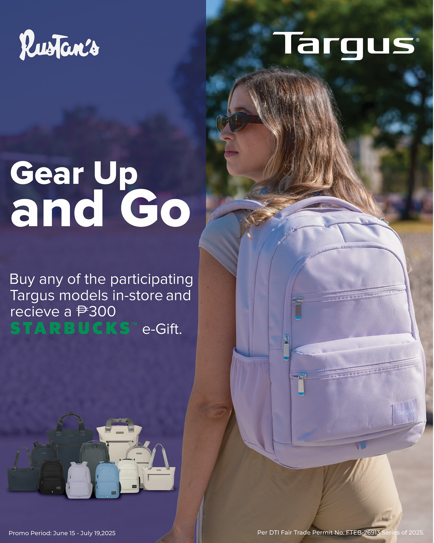 🎒 Gear Up and Go at Rustans! Score... - Targus Philippines | Facebook