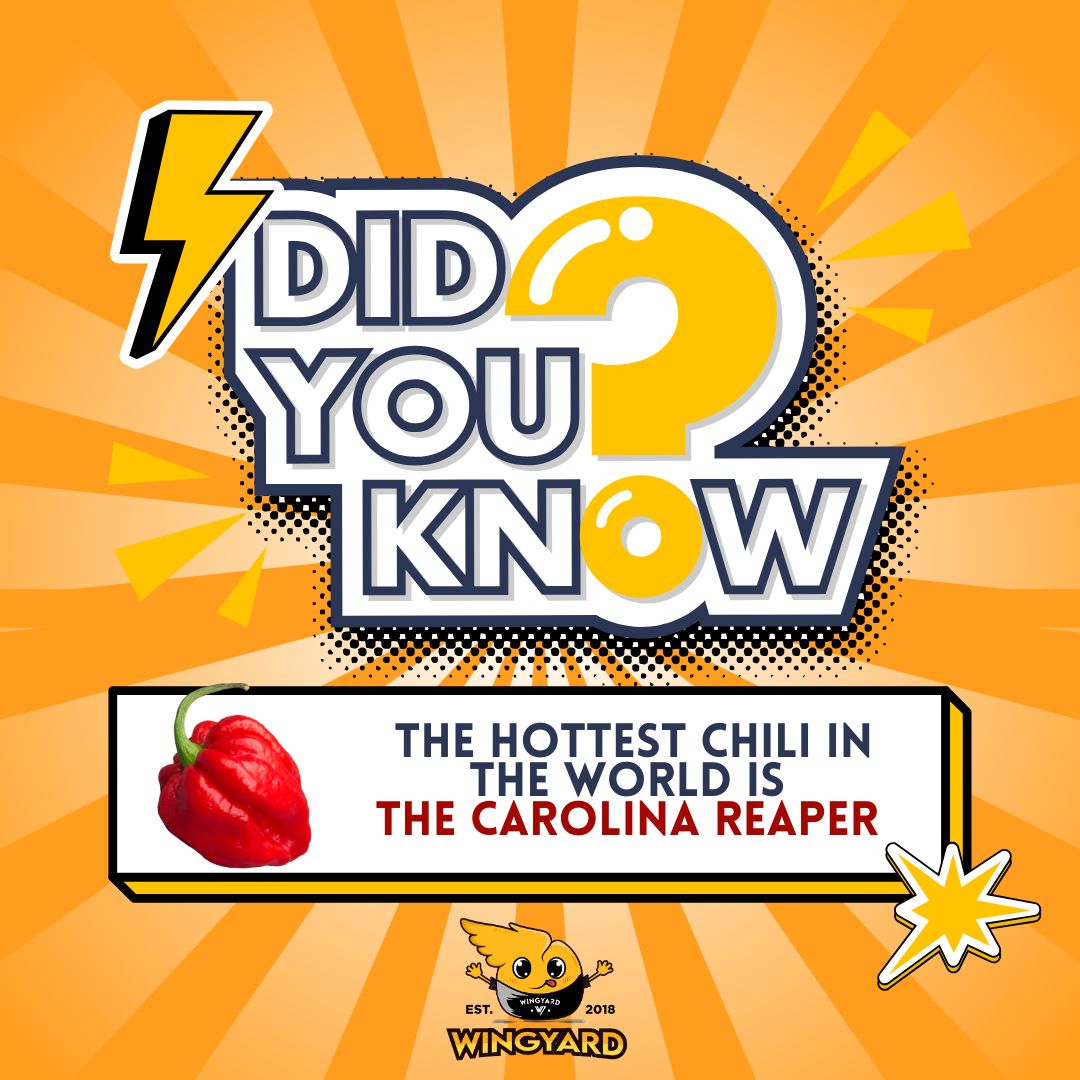 Wingyard - Trivia Tuesday Did you know? The hottest chili in the world ...