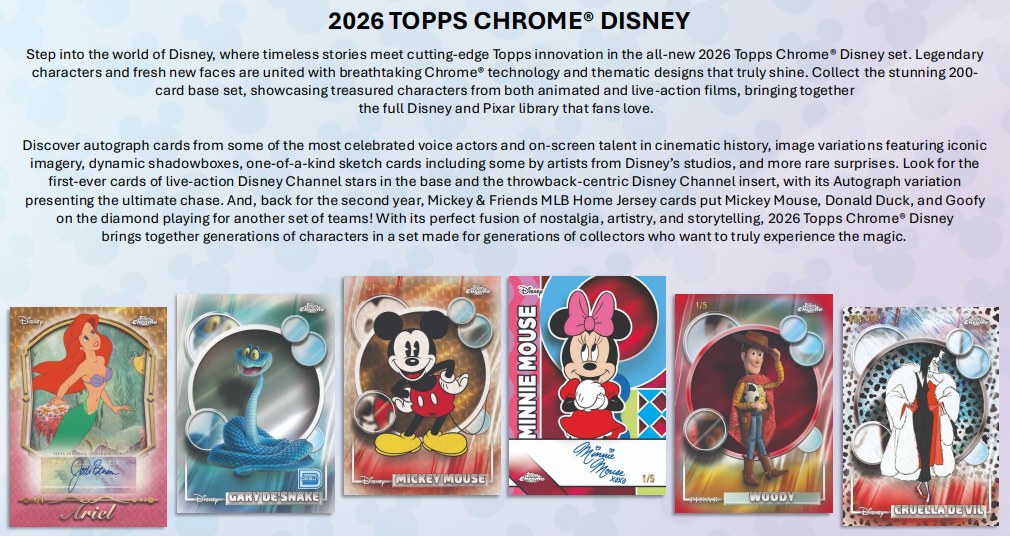 2026 Topps Chrome Disney Art of Disney Fox and the Hound Case Hit