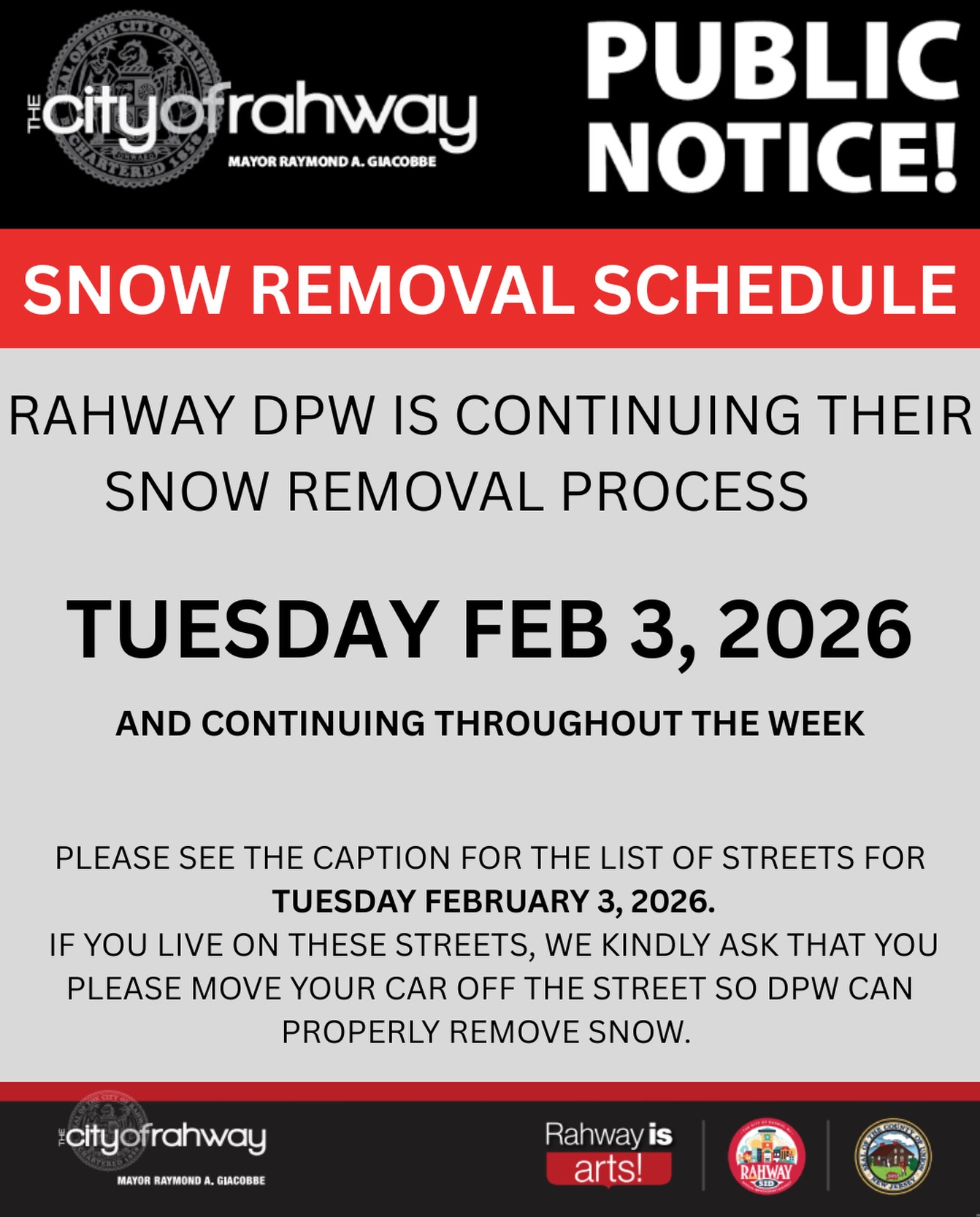 Rahway Department of Public Works | Rahway NJ