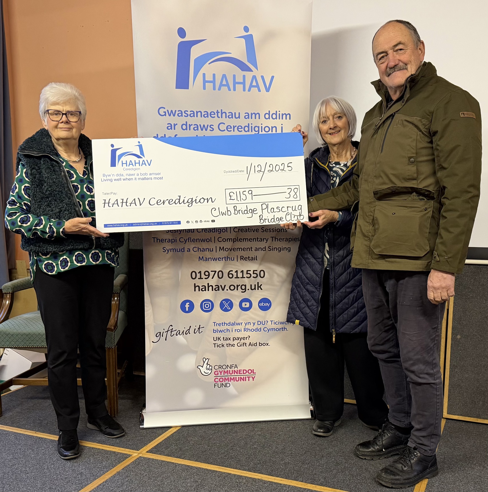 HAHAV - A heartfelt thank you to Plascrug Bridge Club, Ysgol Gymraeg 💙 ...