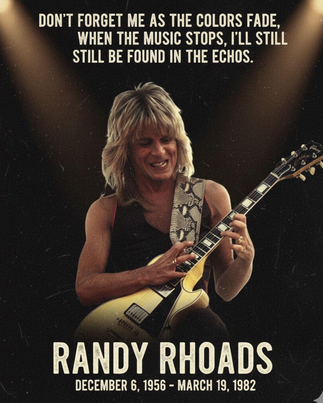 Metal - The strings may have stilled, but Randy’s tone still sings in ...