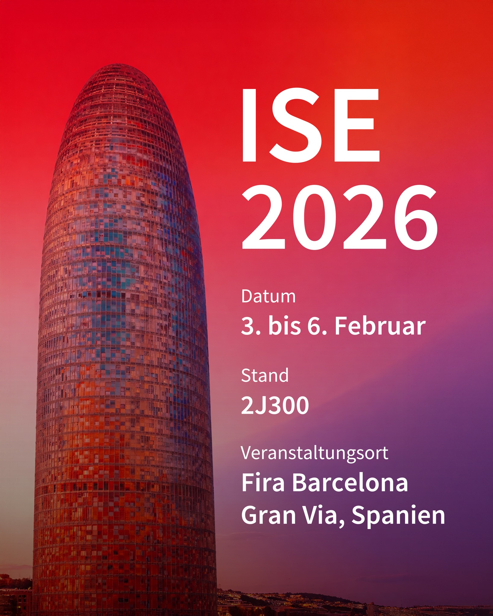 GVS - GVS ist auf der ISE 2026 in Barcelona! Vom 3. bis 6. Februar 2026 ...